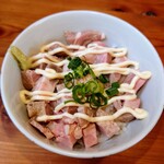 手打ちうどん さかもと - ミニチャーシュー丼