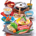 牛かにしゃぶ御膳　～かにと国産牛の御膳～