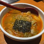 松庵 - 肉汁クッパ　ハーフ