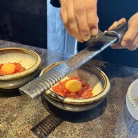 焼肉 徳川苑 - トリュフ和牛ユッケ