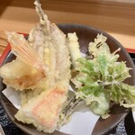 しんのすけ - 天ぷら盛り合わせ