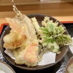 しんのすけ - 天ぷら盛り合わせ