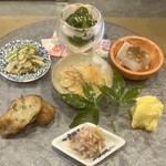 鳥品 - 前菜７種