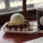 Dogo Yukemuri Cafe - 蜜漬醬油冰淇淋套餐（開心果口味）