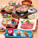 ＜牛すき焼き＞蓼科 たてしな　～すき焼きメインの和膳～