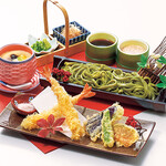 ＜和膳ランチ＞天ぷらセイロ　～季節の麺と天ぷらのセット～