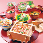 ＜三大かにランチ＞かにセイロ御膳　～ふっくらと蒸しあげた自慢の逸品～