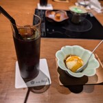 博多水炊き・鶏すき鍋 西新初喜 - いつものアイスとレイコー