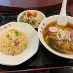 大成軒 - 料理写真:半チャーハンセット