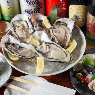 一年中注文可！新鮮なカキは生と豊富な味付けの焼きで食べ比べ