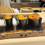 THE SUSHI GINZA 極 - うにの食べ比べ
