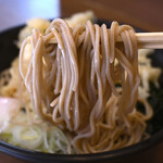 かめや - 冷し天玉そば＠税込550円