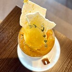 Grand Chainon - 清見オレンジと黒糖のパフェ