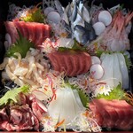 みなと市場 小松鮪専門店 - テイクアウト刺し身盛り合わせ3000円