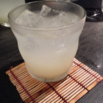 卯夢 - ゆず酒炭酸割り