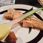 卯夢 - 活アナゴの白焼き