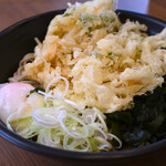 かめや - 冷し天玉そば＠税込550円