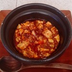 熊猫飯店 - 麻婆豆腐ハーフサイズ(大辛)