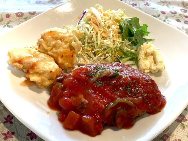 おにおんとまと - 宮城野通（ハンバーグ）の写真