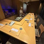 湘南沖地蟹専門店ふじ月 - カウンター席