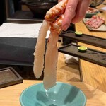 湘南沖地蟹専門店ふじ月 - むいた所