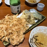 利久庵 - 桜海老かき揚げ1500円