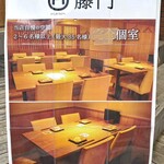 藤門 - 外観(店外掲示案内)