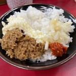 王道家直系 IEKEI TOKYO - ライスに無限ニンニク＋マヨがあう