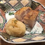 薪鳥新神戸 - 下もも(ふくらはぎ)　土佐酢おろし