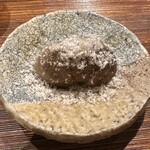 薪鳥新神戸 - 薪焼きマッシュルーム　ささみの鶏節