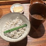 薪鳥新神戸 - そぼろご飯