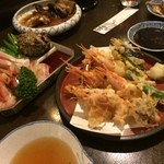 きらく亭 - エビのてんぷら