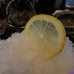 侘助 - かき氷　生レモン