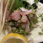 ひょうたん寿し - ひらあじのたたき