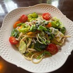 草里 - 季節野菜としらすのパスタ
