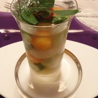 ローストビーフとフレンチのお店　祇園 うを多 - 5000円ランチ①夏野菜のジュレ