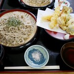 めん処 藤幸 - えび天ざるそば¥780