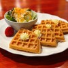 純喫茶 ルナ - ワッフルモーニング