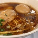 尾道ラーメン 一 - 尾道ラーメン味玉トッピング
