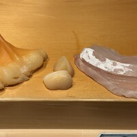 鮨 はしもと - アオヤギと本アラ