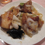北京遊膳 - 鯛の豆鼓辛子炒め