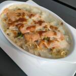 cucina di sartini - サーモンとアスパラとパスタのオーブン焼