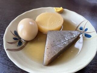 麺乃匠 いづも庵 - おでん　¥140×3