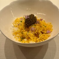 Jean-Georges Tokyo - デビルドエッグ、クルトン、キャビア