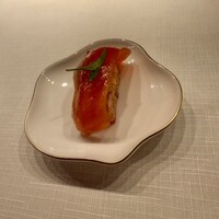 Jean-Georges Tokyo - クリスピー寿司、チポーレマヨネーズ、トラウト