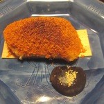 菊乃井 - これお魚です！ぐじのからすみ焼き　食感が良く美味しいです！