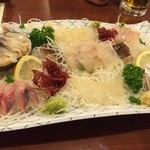 魚一心 - 刺身盛り合わせ