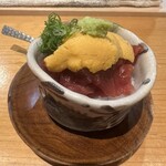 鮨 まぜき - ウニとマグロの小丼
