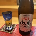 鮨 まぜき - 瓶ビールからスタート