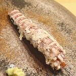 木挽町 とも樹 - 石巻の蝦蛄です。子持ちの雌です。雄はのちほど握りでご提供